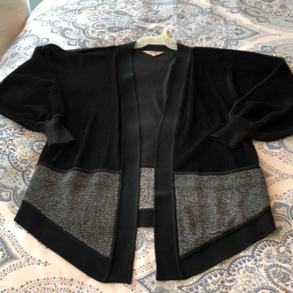 Vintage Knit Cardigan w/ metallic detail
